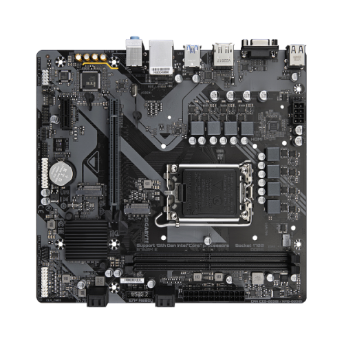 לוח אם אינטל GIGABYTE B760M E DDR5 DP HDMI VGA 1GbE lan LGA1700